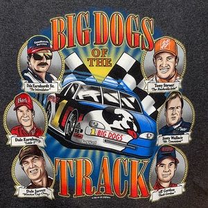 2004 Big Dogs Nascar “Big Dogs Of The Track” T Shirt XL
